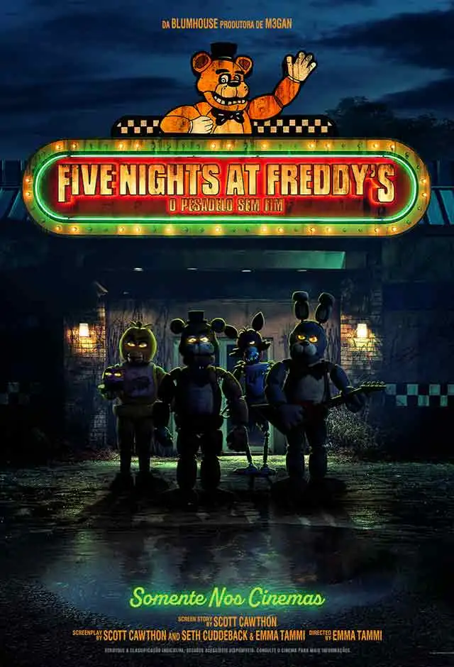 Five Nights at Freddy's é a grande estreia do Cinemark